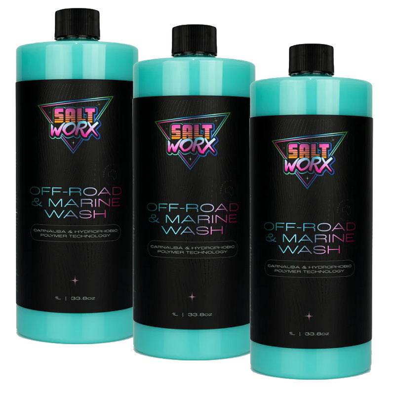 3pk Saltworx Off-Road & Marine Wash 1 Lt