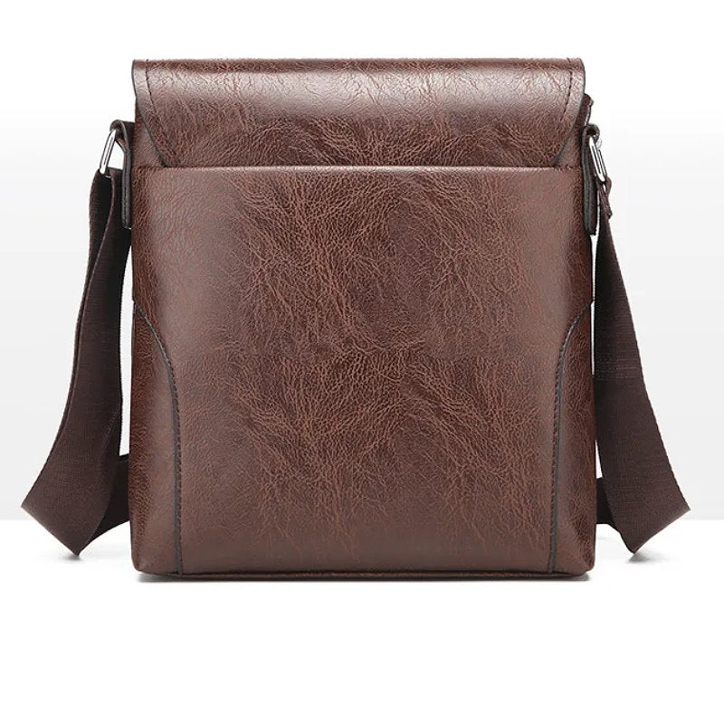 OSKA Men's Shoulder Crossbody Bag Pu Leather - Brown