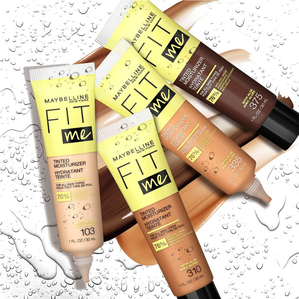 12x Maybelline Fit Me Tinted Moisturizer with Aloe 30ml 120