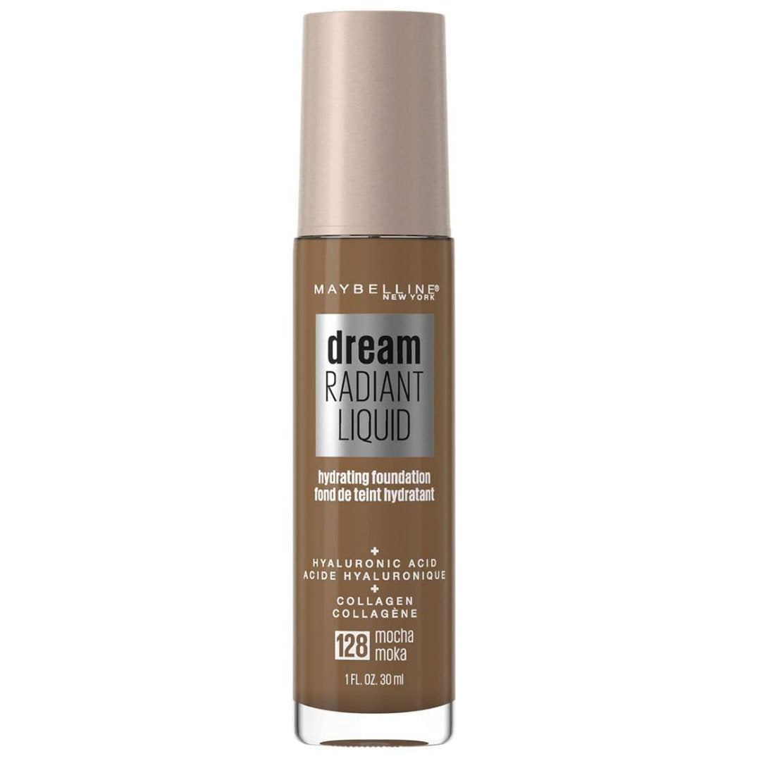 Maybelline Dream Radiant Liquid Hydrating Foundation 128 Mocha - Makeup Warehouse Australia
