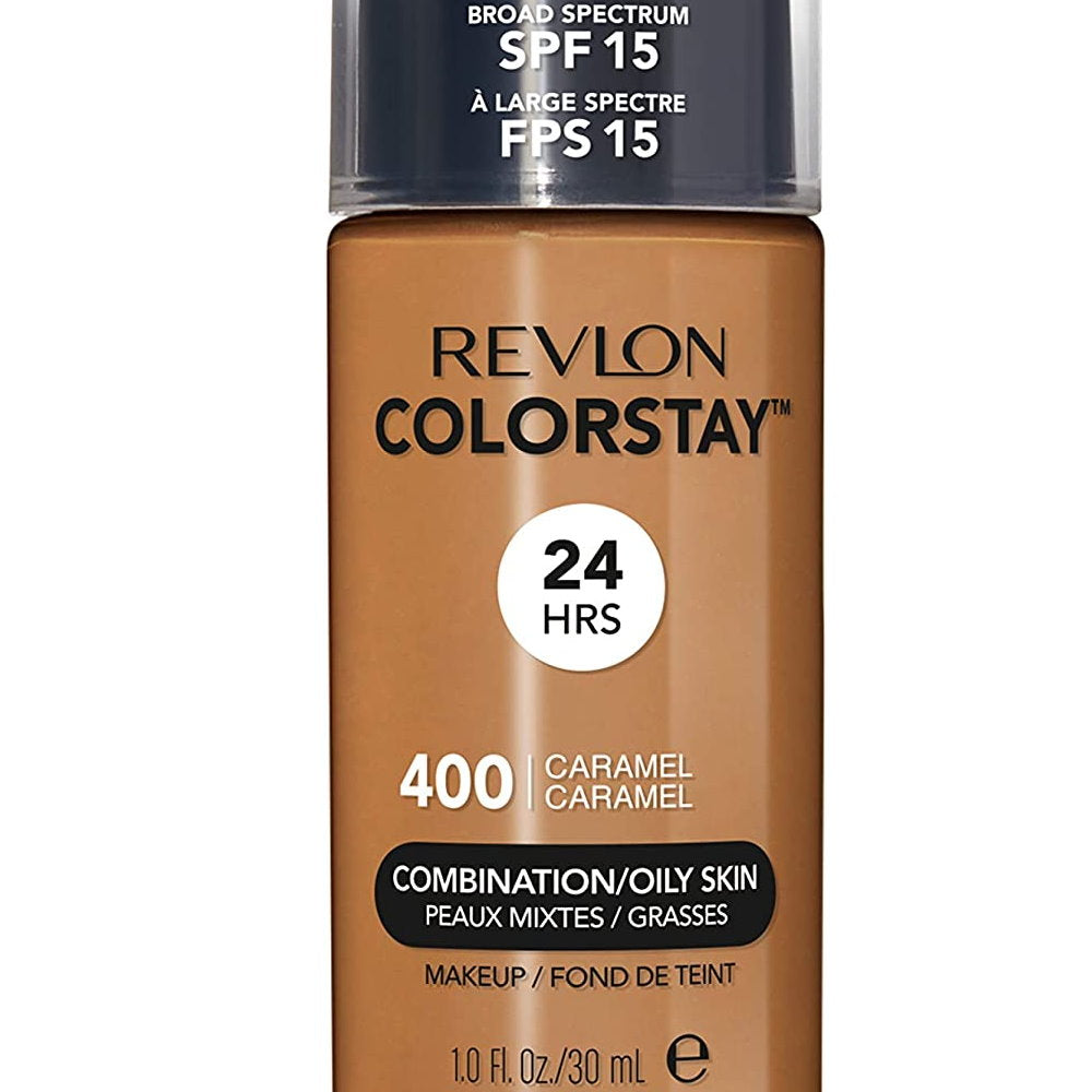 Revlon Colorstay Makeup Combination/Oily Skin Foundation 400 Caramel - Makeup Warehouse Australia