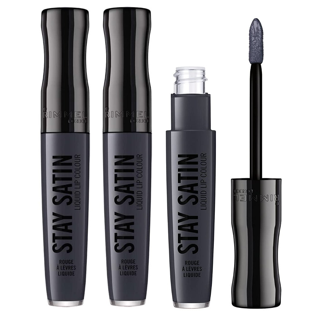 Buy Rimmel Stay Satin Liquid Lip Colour Lipstick 860 Glam Rock - Makeup Warehouse Australia