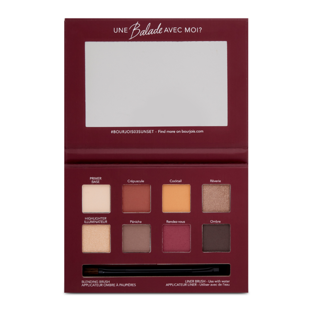 Bourjois 4 in 1 Eyeshadow Palette 03 Sunset Edition - Makeup Warehouse Australia