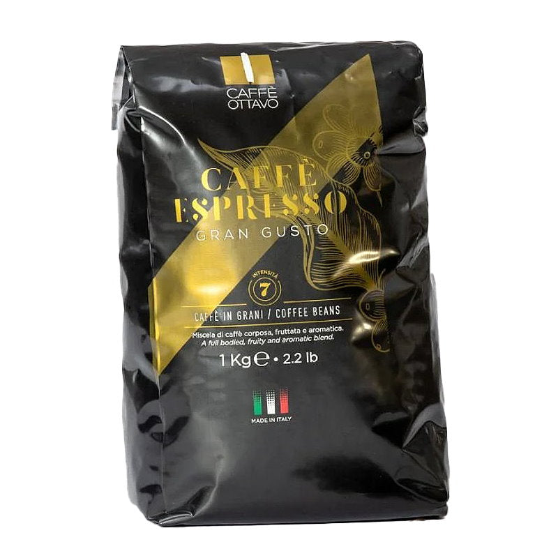 Caffè Ottavo Premium Italian Coffee Gran Gusto Coffee Beans 1kg
