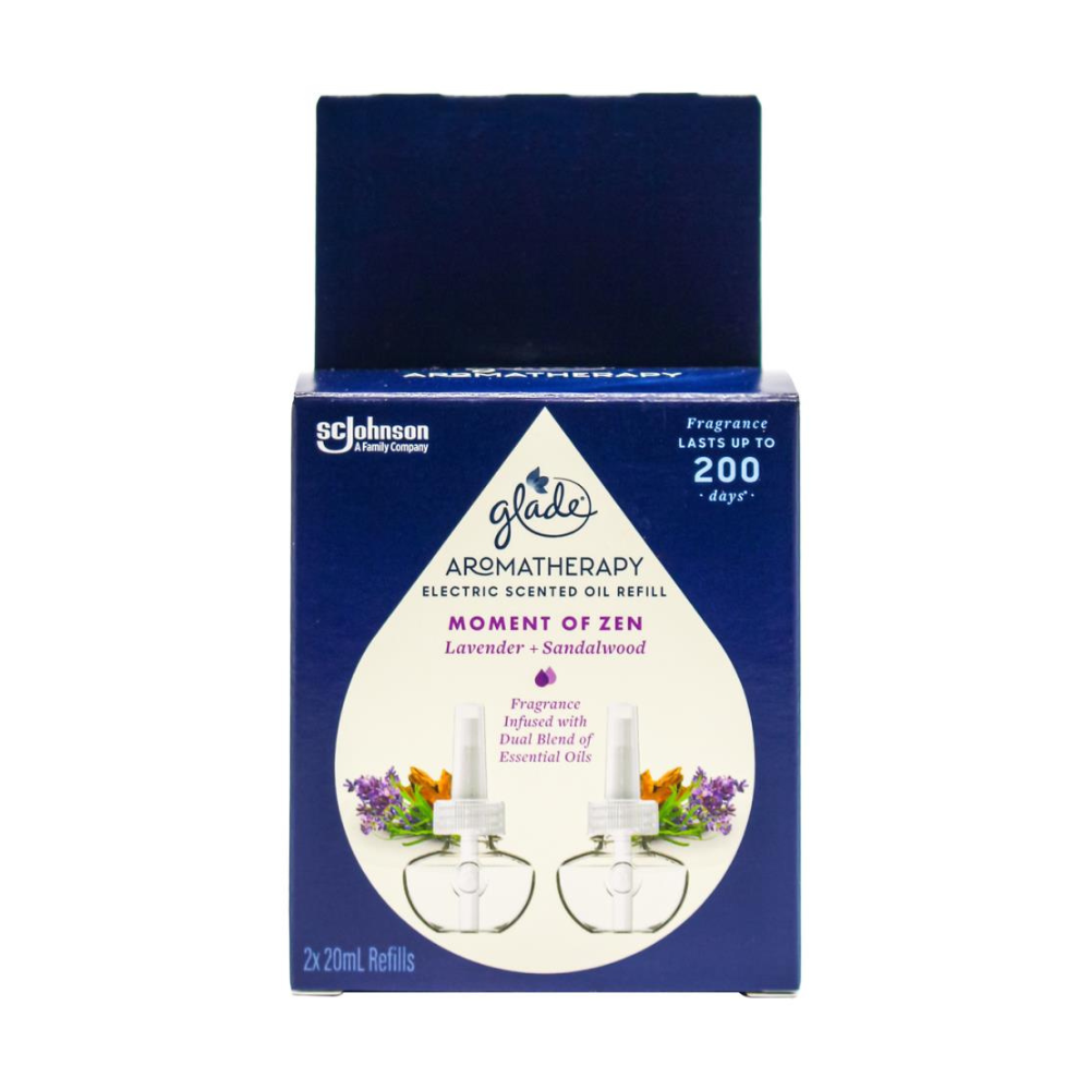 Glade Aromatherapy Electric Scented Oil Refill Lavender and Sandalwood 2 x 20ml