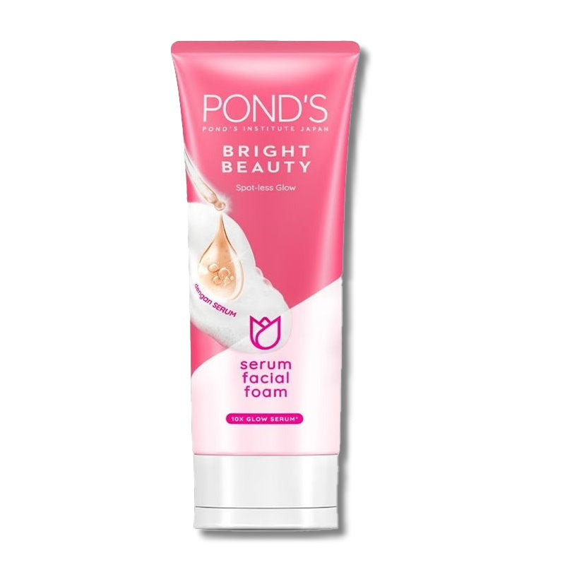 6x Pond's Bright Beauty Spot-less Glow Serum Facial Foam 50g