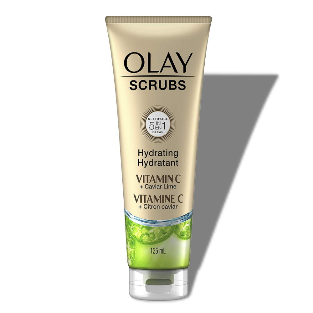 Buy Online Olay Scrubs 5 in 1 Cleansers Hydrating Vitamin C Caviar Lime - Makeup Warehouse Australia