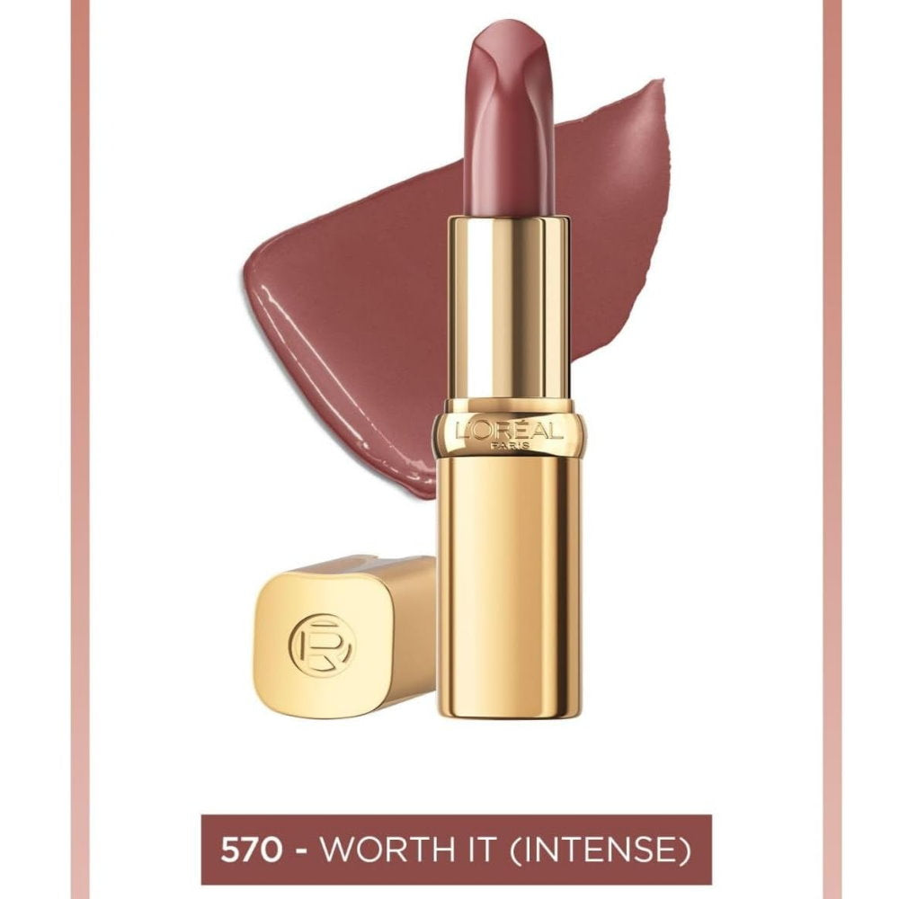 L'Oreal Paris Color Riche Satin Nude Intense Lipstick 570 Worth It Intense