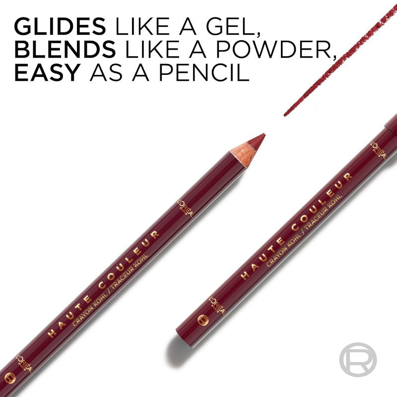 3pk L'Oreal Paris Haute Couleur Khol Eyeliner 150 Bordeaux Cashmere