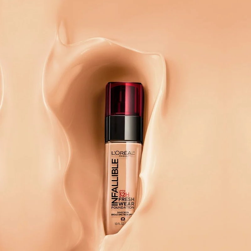 12x L'Oreal Paris Infallible 32H Fresh Wear Foundation SPF 25 30ml - 145 Cool Rose