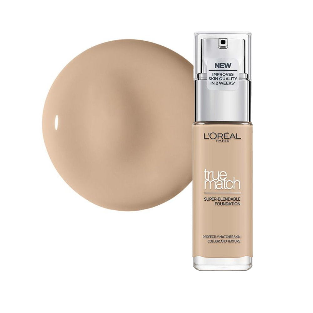 6x L'Oreal Paris True Match Super Blendable Liquid Foundation 30ml 2C Rose Vanilla