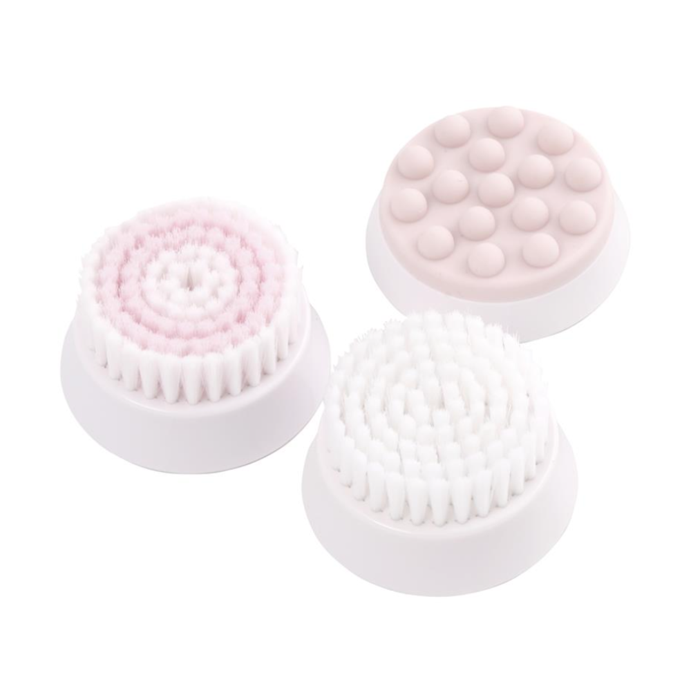 3x Manicare Sonic Mini Facial Cleanser Replacement Brush Heads 3 Pack