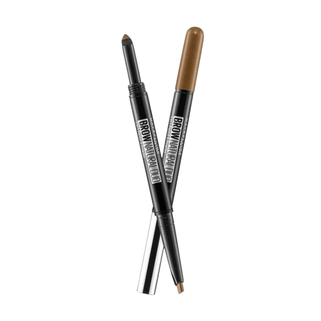 Maybelline Brow Natural Duo 2 in 1 Pencil and Powder Light Brown