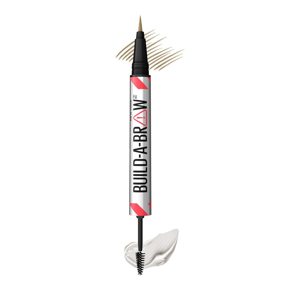 6x Maybelline Build A Brow 2 in 1 Pen Sealing Gel Eyebrow 250 Blonde