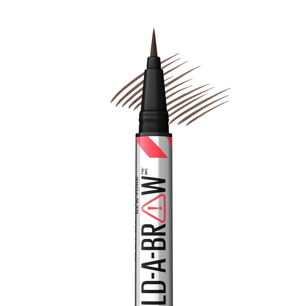 3x Maybelline Build A Brow 2 in 1 Pen Sealing Gel Eyebrow 260 Deep Brown