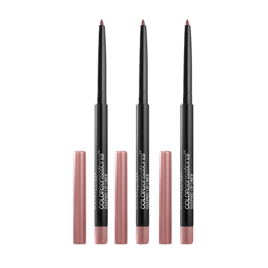 3x Maybelline Color Sensational Shaping Lip Liner 2.8g 50 Dusty Rose