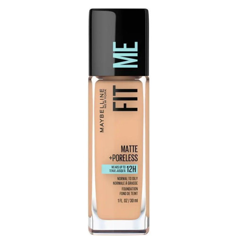 3x Maybelline Fit Me Matte & Poreless Mattifying Liquid Foundation 30ml 130 Buff Beige