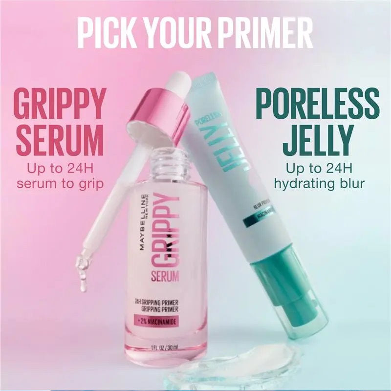 3x Maybelline Grippy Serum Makeup Primer 30mL