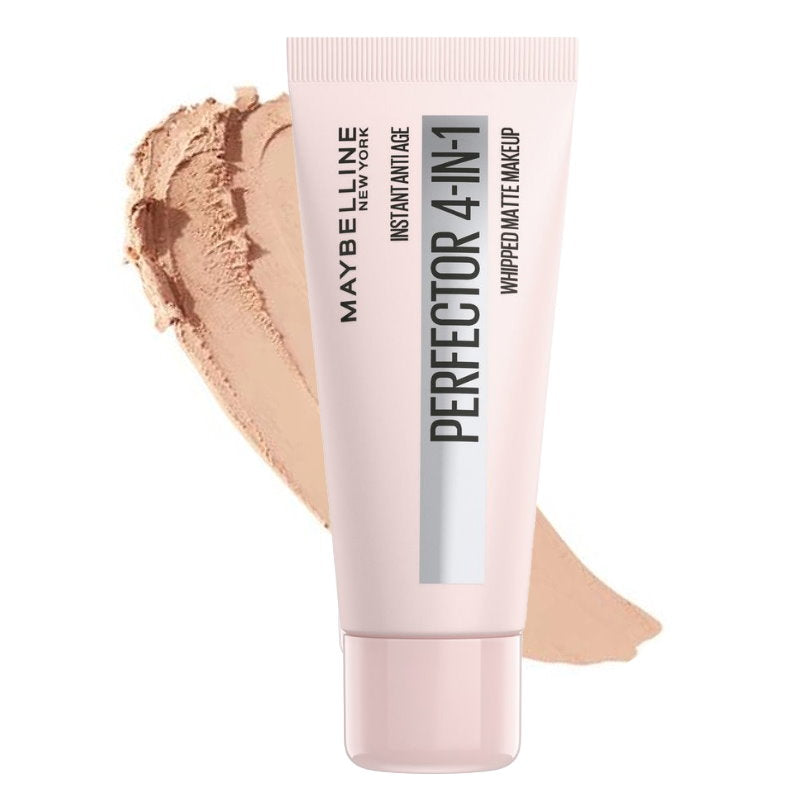 3x Maybelline Instant Age Rewind Instant Perfector 4 In 1 Matte Makeup 30ml 02 Light Medium