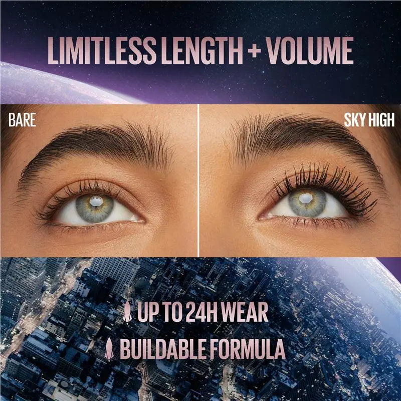 3x Maybelline Lash Sensational Sky High Mascara Plum Twilight 7.2ml