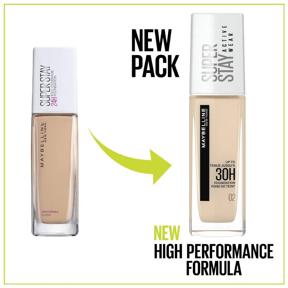Maybelline Superstay 30 Hour Foundation 30ml 21 Nude Beige