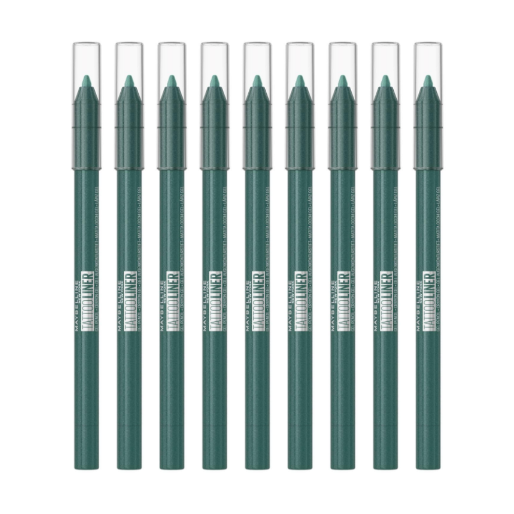 9x Maybelline Tattoo Gel Pencil Eyeliner 1.3g 815 Tealtini