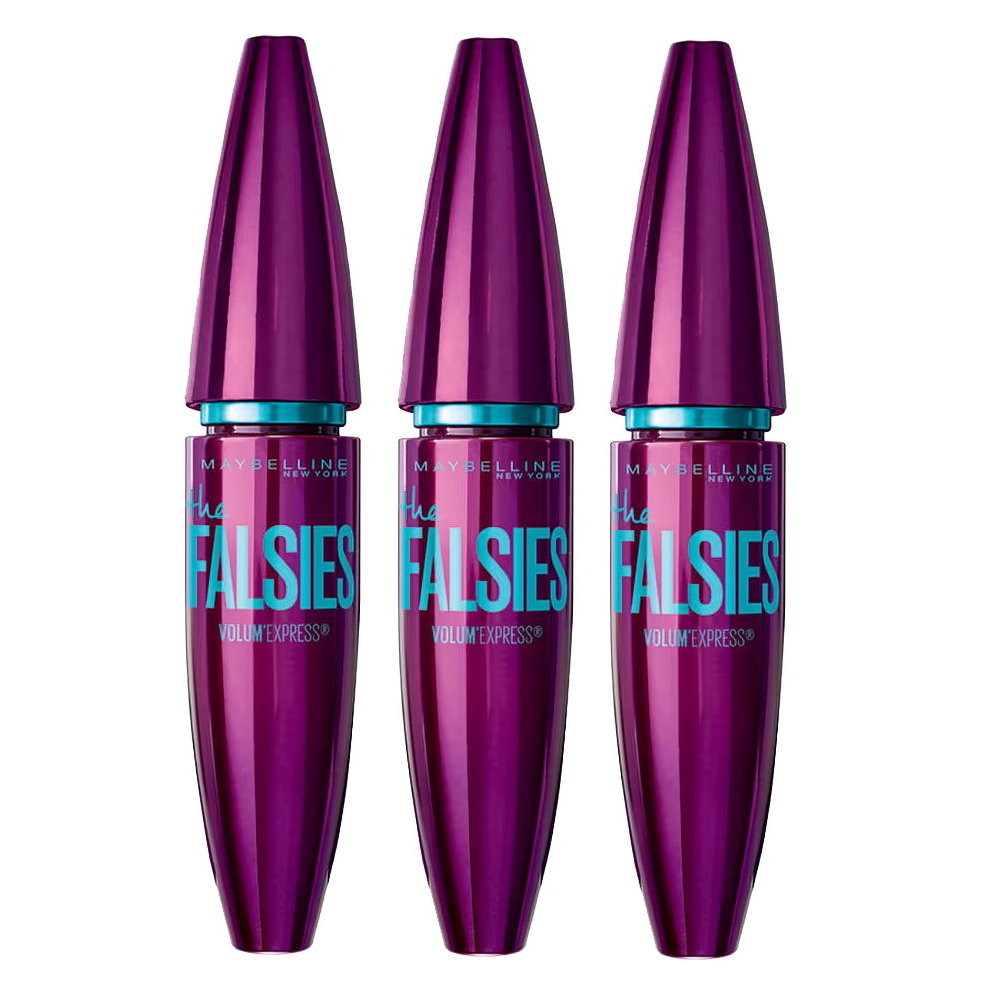 3pk Maybelline the Falsies Volum Express Mascara 285 Black Drama - Makeup Warehouse Australia
