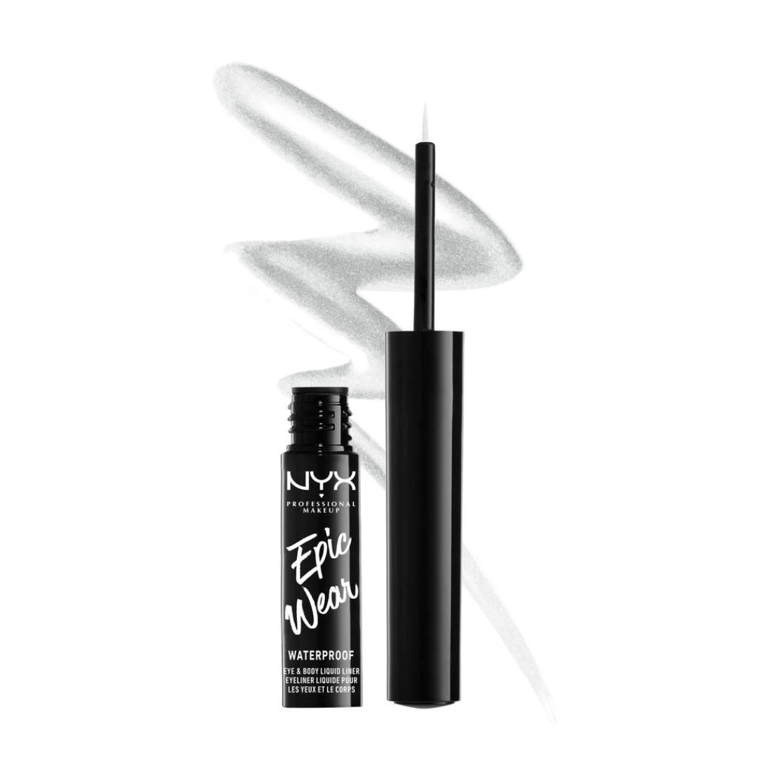 Gift Box - NYX Epic Wear Metallic Eye and Body Liquid Liner SILVER METAL