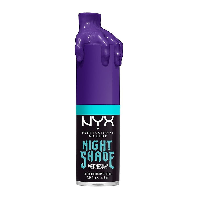 3x NYX Night Shade Wednesday Colour Adjusting Lip Oil 01 4.8ml