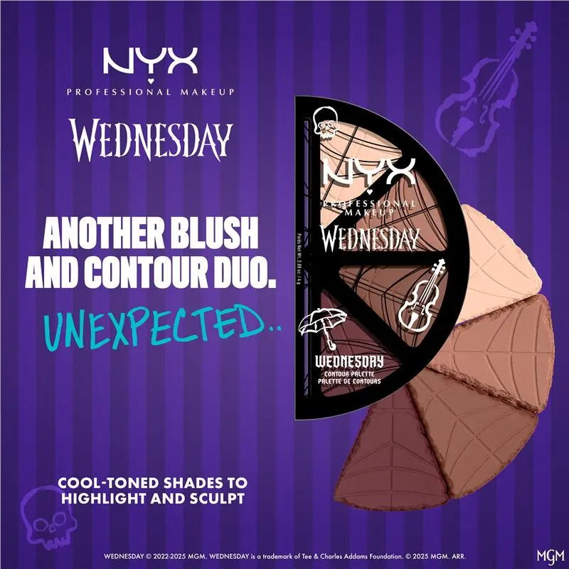 NYX Wednesday Stained Glass Contour Palette