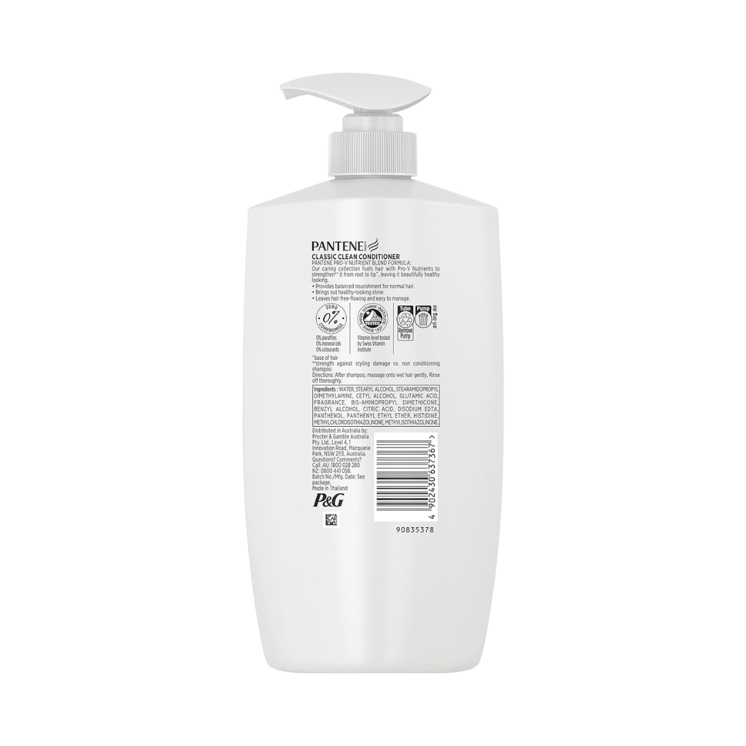 Pantene Pro V Classic Clean Conditioner 900mL