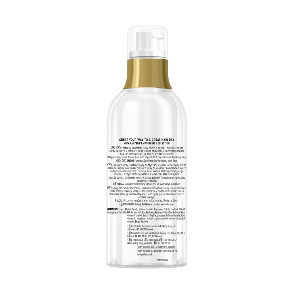 6x Pantene Sweet Mess Texturising Sugar Spray 110ml