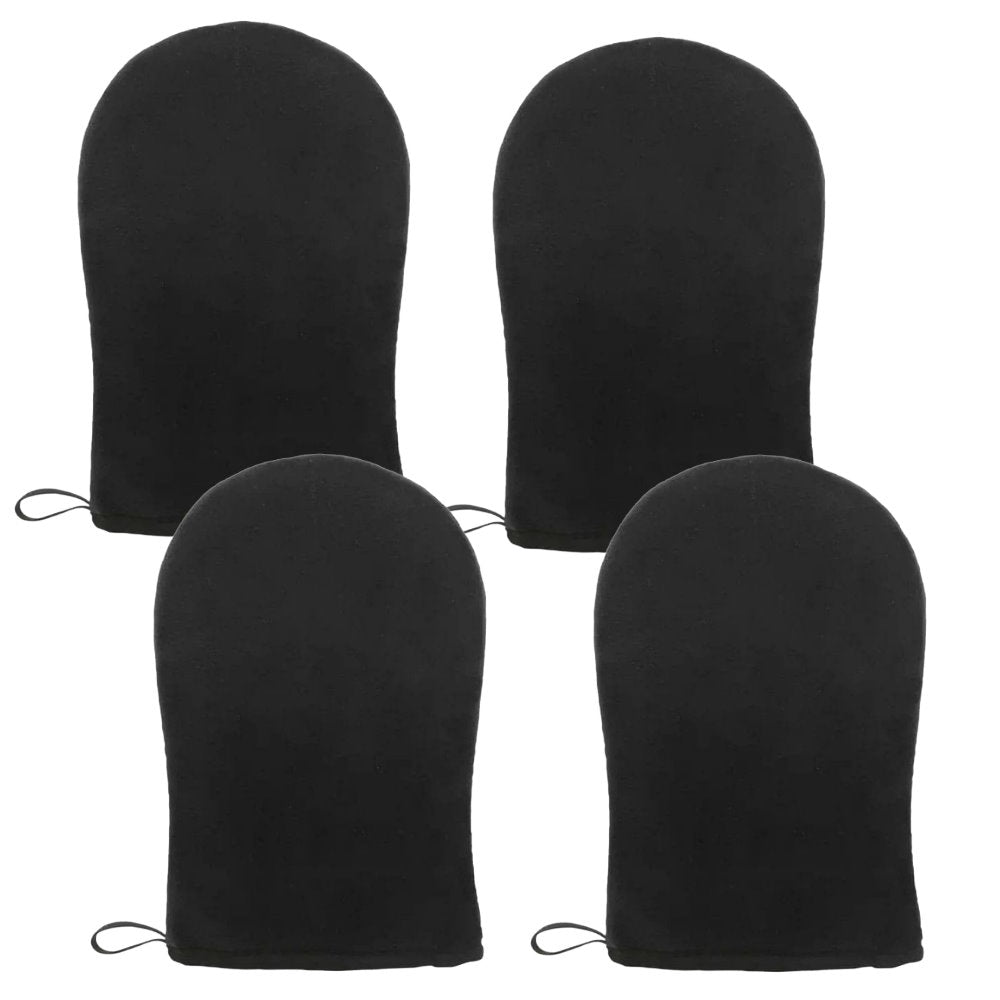 Bulk Buy 4pk Tanning Applicator Self Tan Mitt Black - Makeup Warehouse Australia