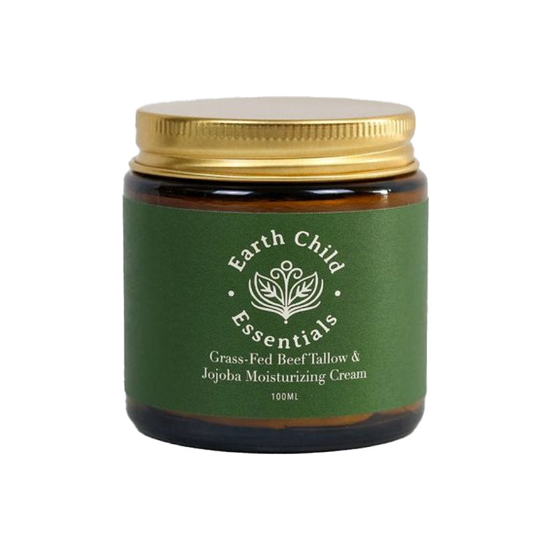 3x Earth Child Essentials Tallow and Jojoba Moisturising Cream 100ml