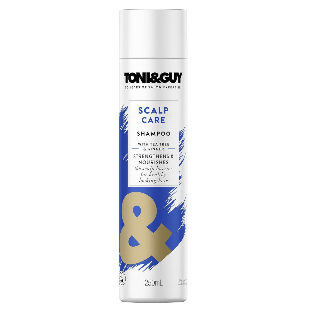 8x Toni & Guy Scalp Care Shampoo with Tea Tree and Ginger 250ml