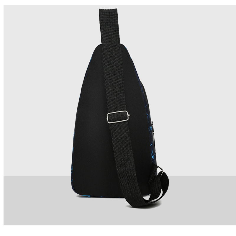 OSKA Men’s Perfect Day Bag - Casual Multifunction Shoulder Bag - Black & Tan