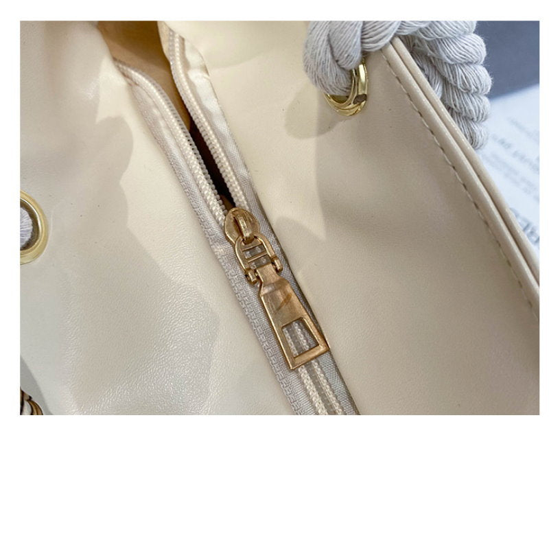 Rosy Lane Perfect Day Bag - Shoulder Bag with Bow - White