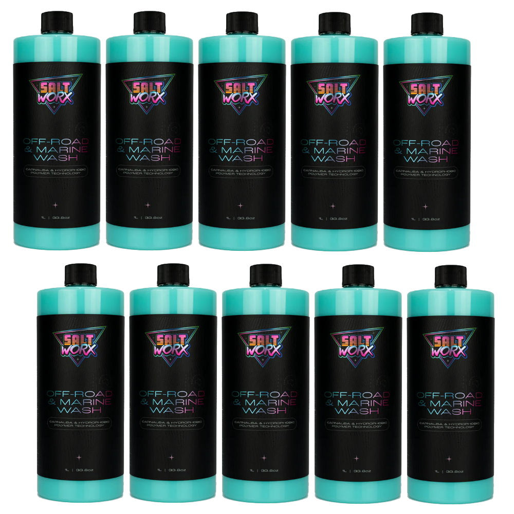 10pk Saltworx Off-Road & Marine Wash 1 Lt