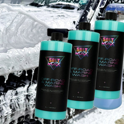 3pk Saltworx Off-Road & Marine Wash 1 Lt