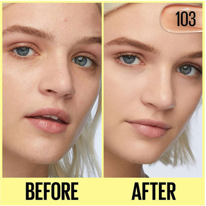 2x Maybelline Fit Me Tinted Moisturizer - 103 with Aloe