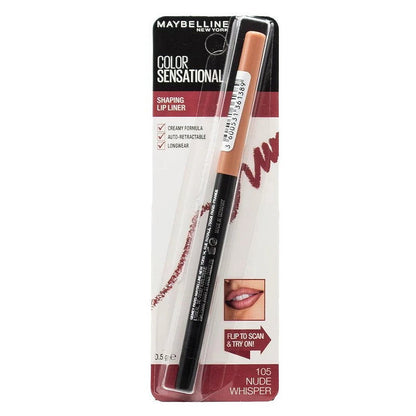 3x Maybelline Color Sensational Shaping Lip Liner - 105 Nude Whisper