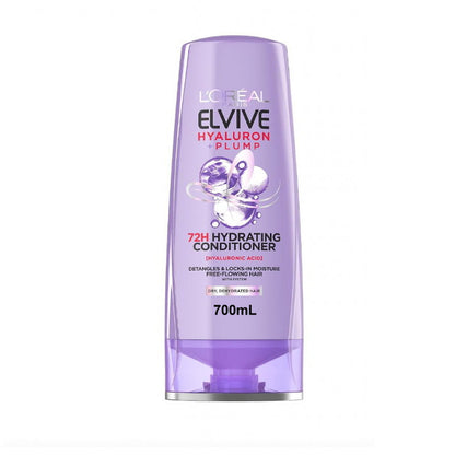 12x L'Oreal Paris Elvive Hyaluron Plump Hydrating Conditioner 700ml