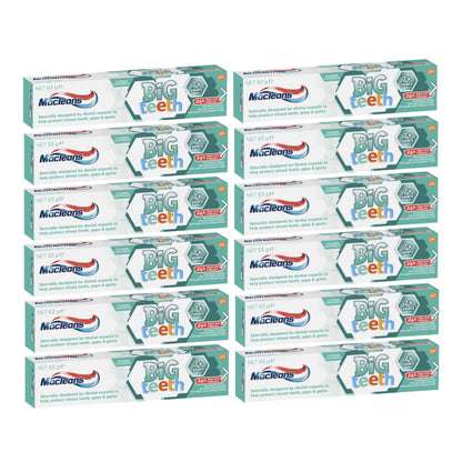 12x Macleans Toothpaste Kids Big Teeth for Children 7+ Years Old - Mint 63g