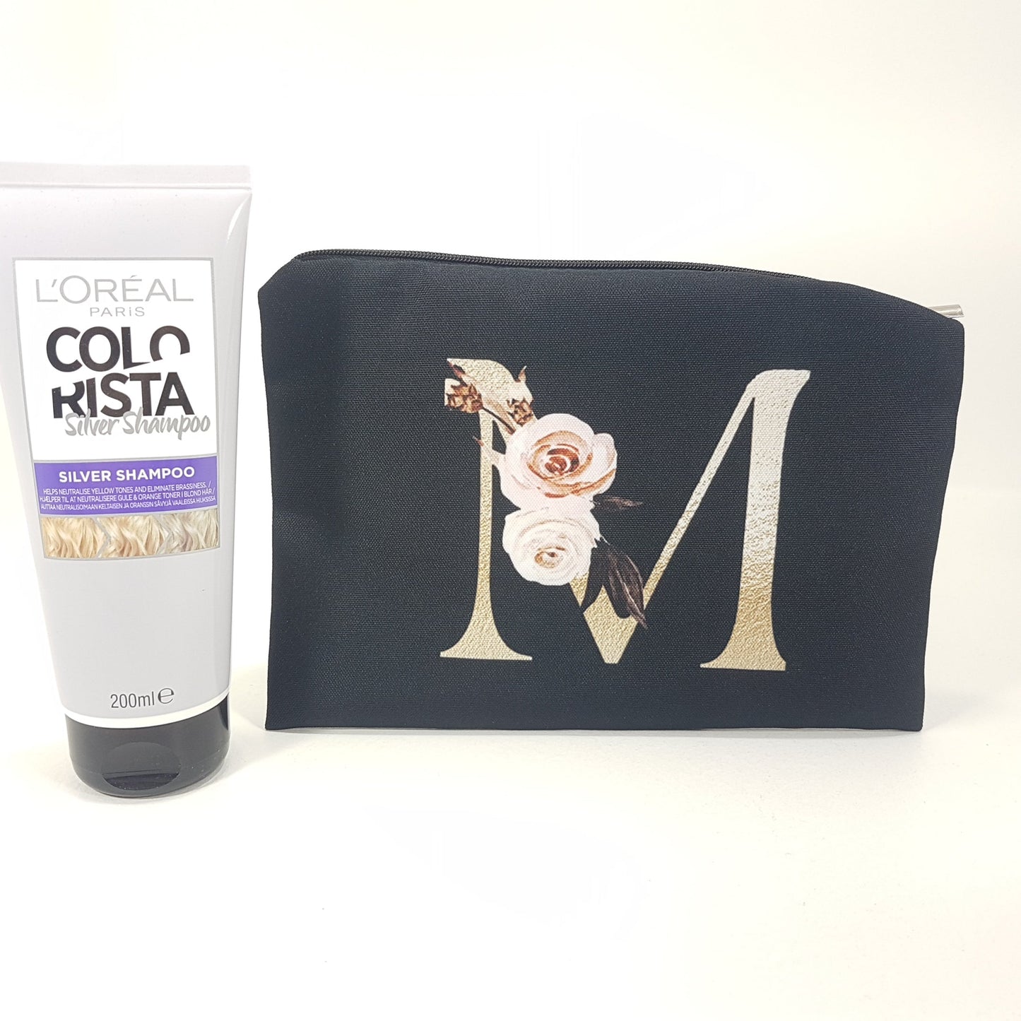 Rosy Lane - M for Makeup Bag Brushes, Pencil, Eyeliners Travel Bag