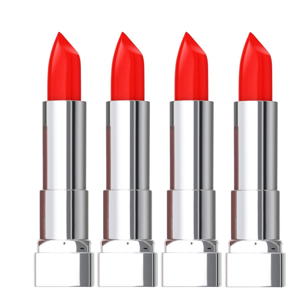4x Maybelline Color Sensational Cream Lipstick 344 Coral Rise 4.2g
