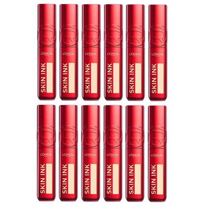 12x L'Oreal Paris Infallible Skin Ink 2 in 1 Foundation Concealer - 20 Light Neutral