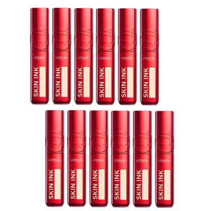 12x L'Oreal Paris Infallible Skin Ink 2 in 1 Foundation Concealer 15ml 40 Warm