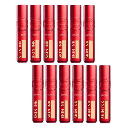 12x L'Oreal Paris Infallible Skin Ink 2 in 1 Foundation Concealer 15ml 130 Cool
