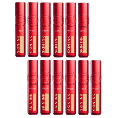 12x L'Oreal Paris Infallible Skin Ink 2 in 1 Foundation Concealer 15ml 140 Light Warm