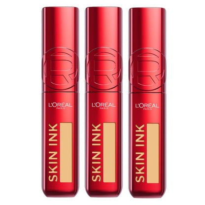 3x L'Oreal Paris Infallible Skin Ink 2 in 1 Foundation Concealer 15ml 260 Warm